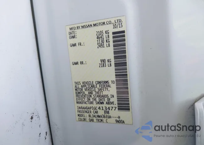 1N4AA6AP1GC413477: 39319302