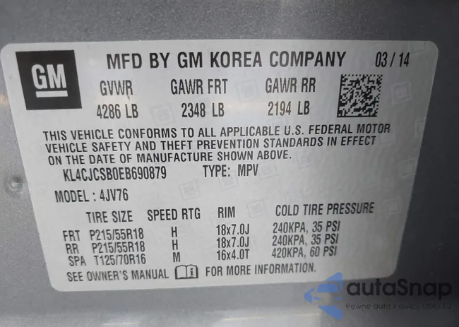 KL4CJCSB0EB690879: 39321014