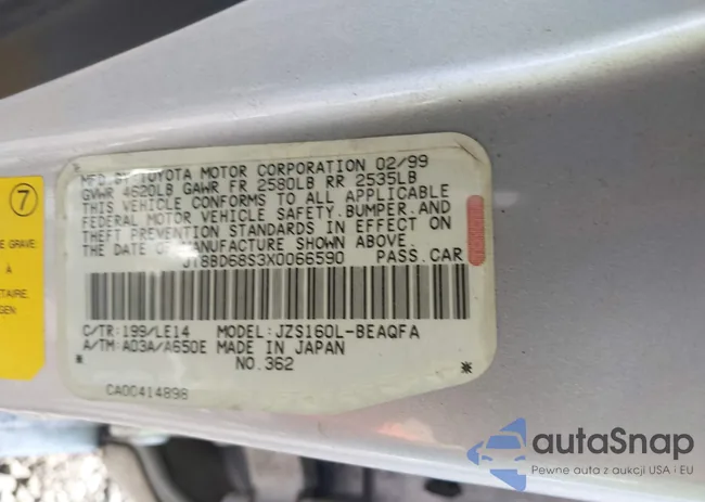 JT8BD68S3X0066590: 39320457