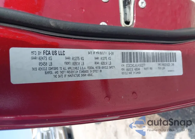 2C3CDXGJXLH162277: 39327561