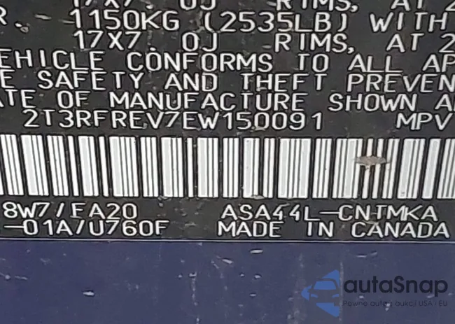 2T3RFREV7EW150091: 39338078