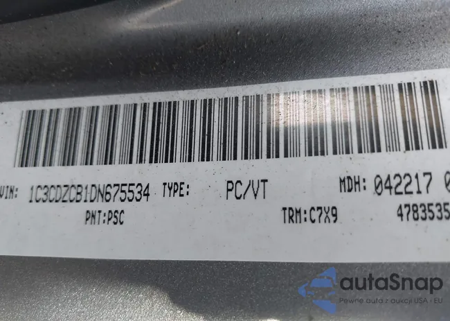 1C3CDZCB1DN675534: 39340677