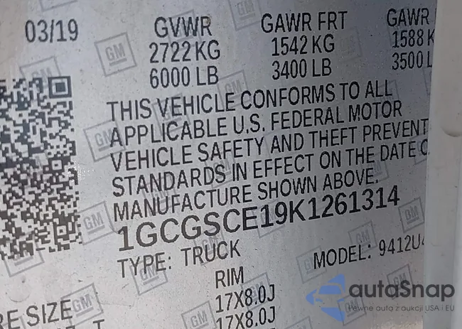 1GCGSCE19K1261314: 39352133