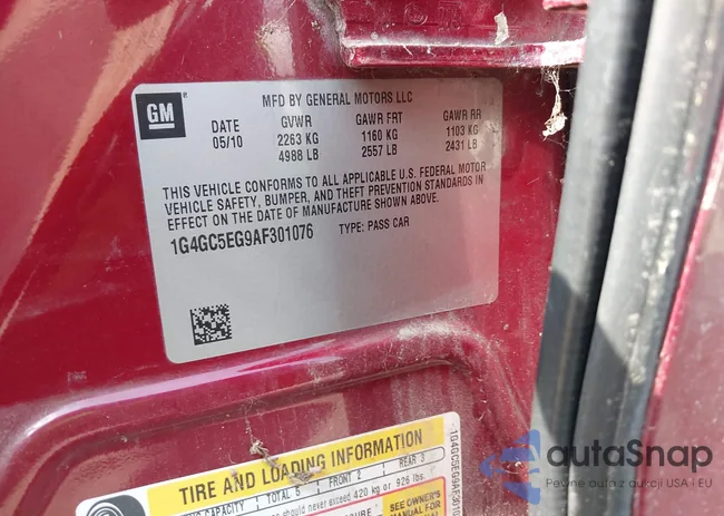 1G4GC5EG9AF301076: 39363714