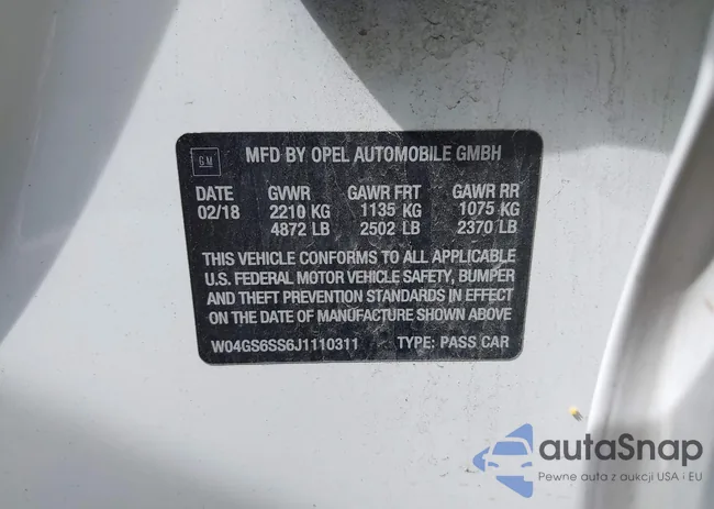 W04GS6SS6J1110311: 39371161