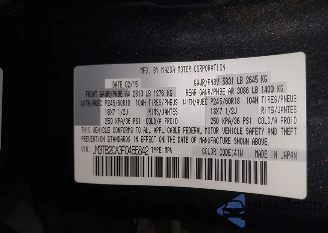 JM3TB2CA3F0456842: 39384116