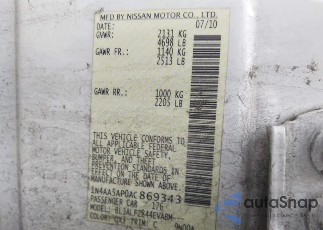 1N4AA5AP0AC869343: 39385423