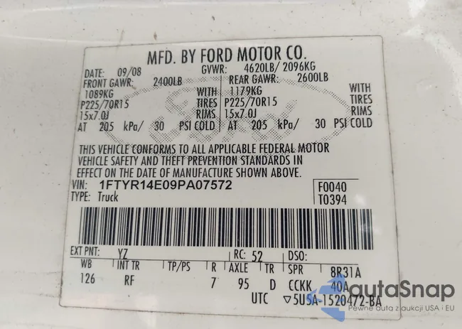 1FTYR14E09PA07572: 39391333