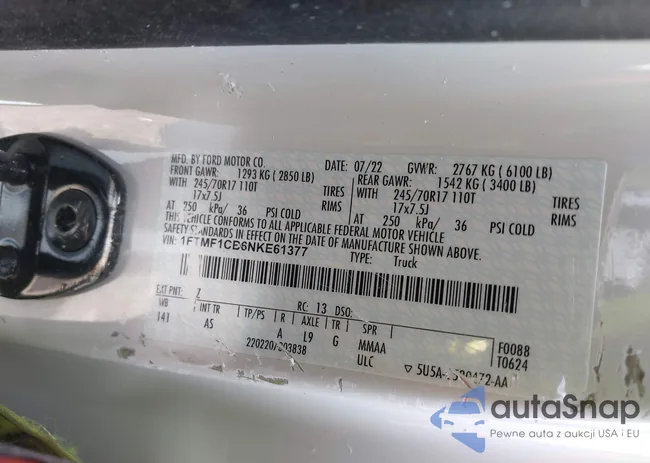 1FTMF1CB6NKE61377: 39391453