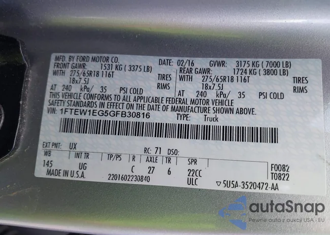 1FTEW1EG5GFB30816: 39396264