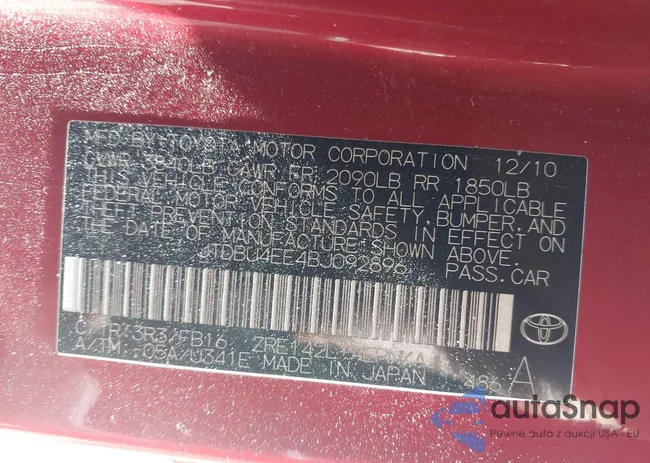 JTDBU4EE4BJ092896: 39402490