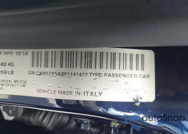 ZAM57XSAXF1141477: 39409015