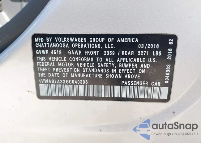 1VWAS7A3XGC040396: 39415229