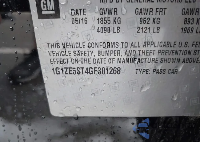 1G1ZE5ST4GF301268: 39431251