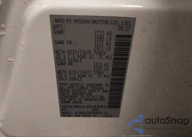 5N1DR2MMXJC604683: 39433180