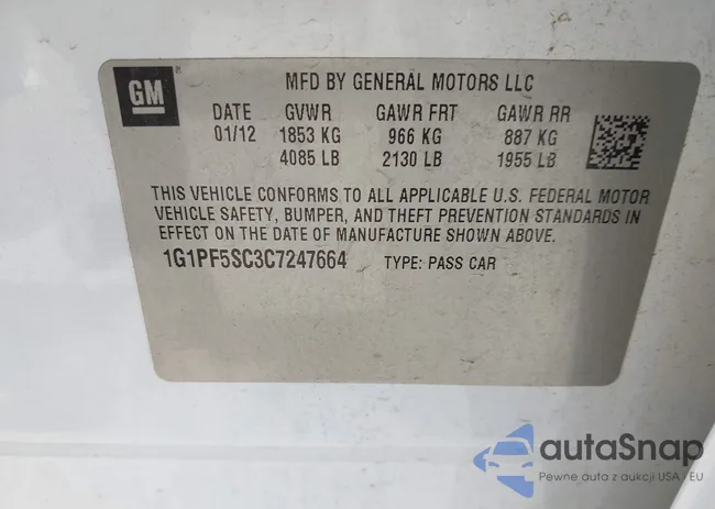 1G1PF5SC3C7247664: 39435166