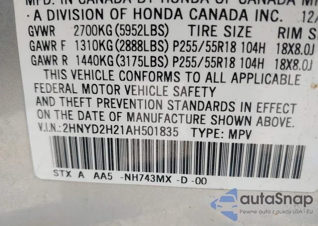 2HNYD2H21AH501835: 39436278