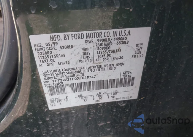 1FTSW31F0XEE48747: 39444054