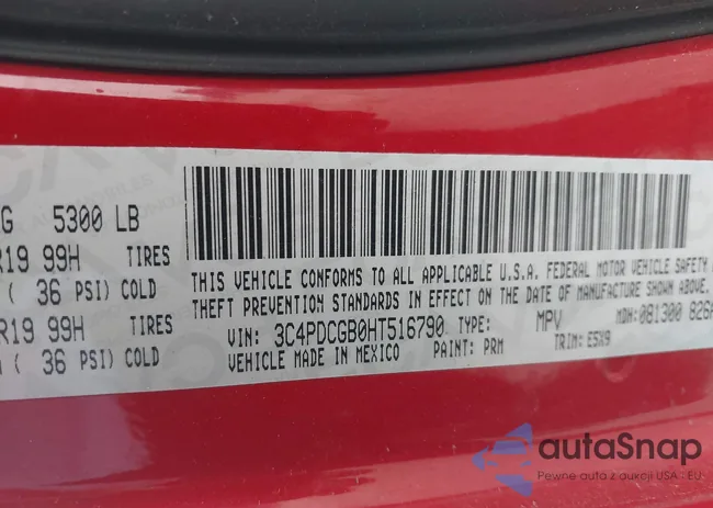 3C4PDCGB0HT516790: 39451628