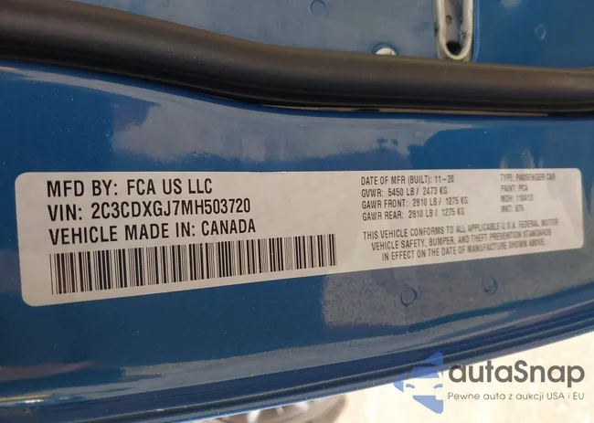 2C3CDXGJ7MH503720: 39454353