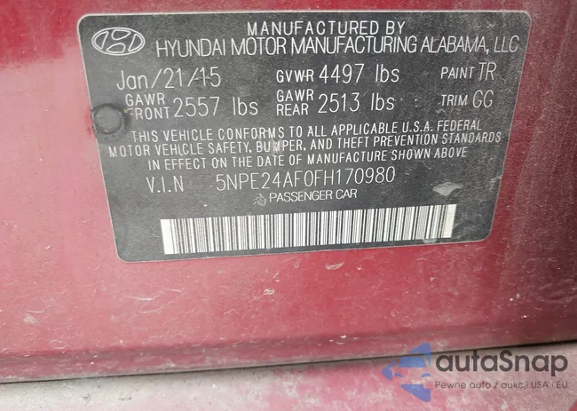 5NPE24AF0FH170980: 39455367