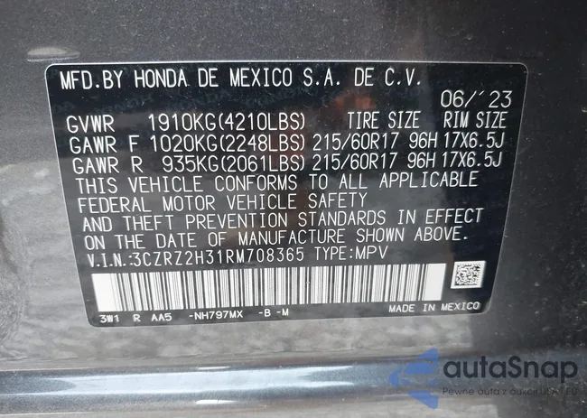 3CZRZ2H31RM708365: 39462284