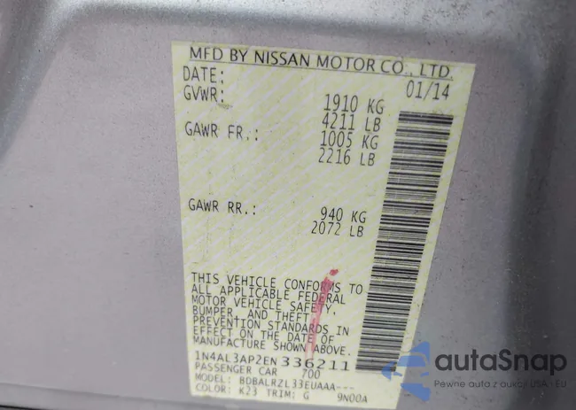 1N4AL3AP2EN336211: 39464318