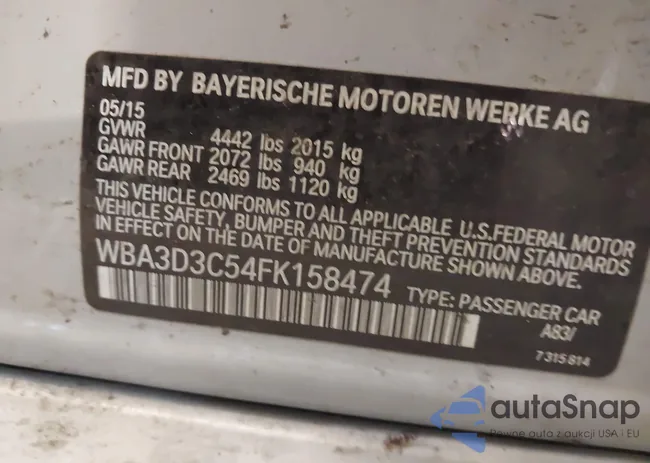 WBA3D3C54FK158474: 39466662