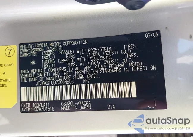 JTJGK31U070004505: 39479973