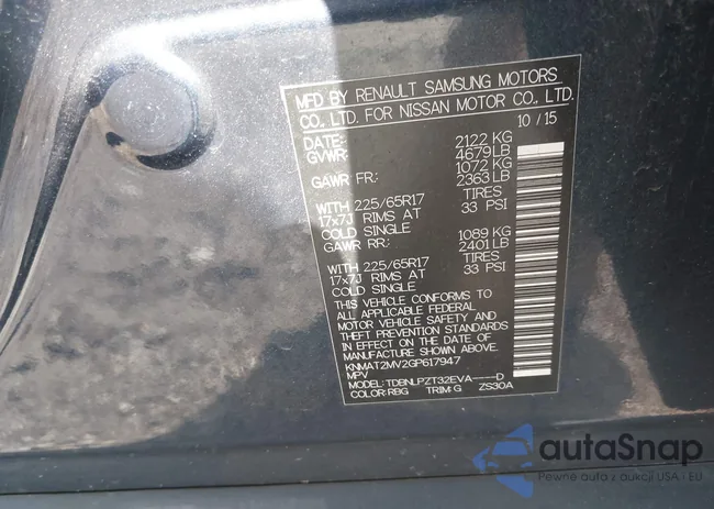 KNMAT2MV2GP617947: 39494372