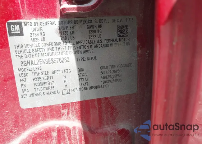 3GNAL2EK8ES576282: 39500537