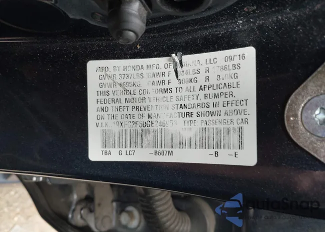 19XFC2F50GE246953: 39502772