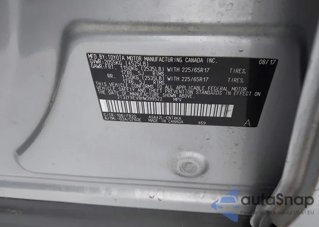 2T3ZFREV8HW399522: 39507026