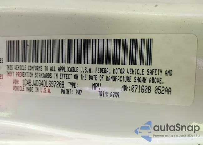 1C4BJWDG4DL697208: 39507413