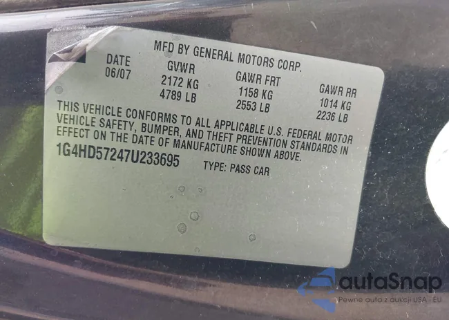 1G4HD57247U233695: 39509751