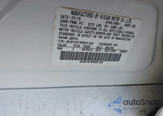 JN1BV7AP3FM351326: 38518277