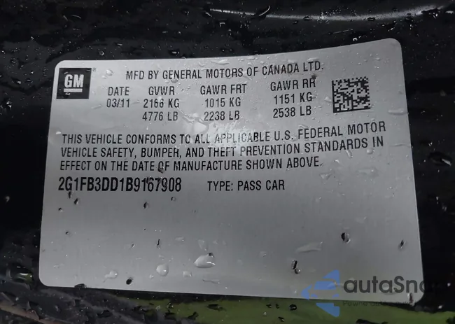 2G1FB3DD1B9167908: 38520249