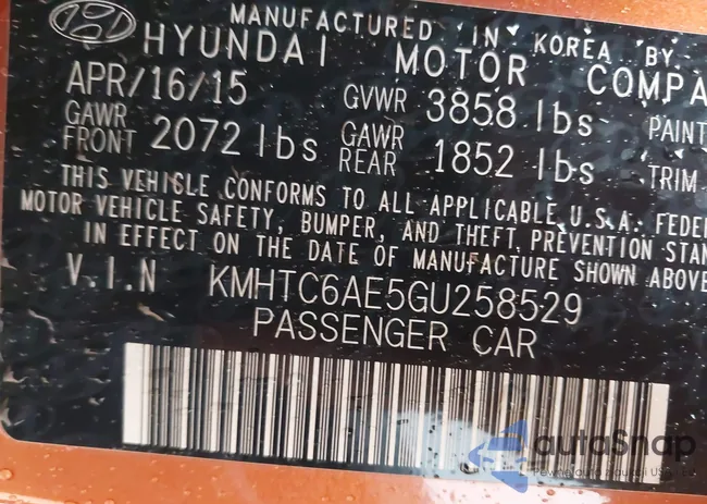 KMHTC6AE5GU258529: 38527104