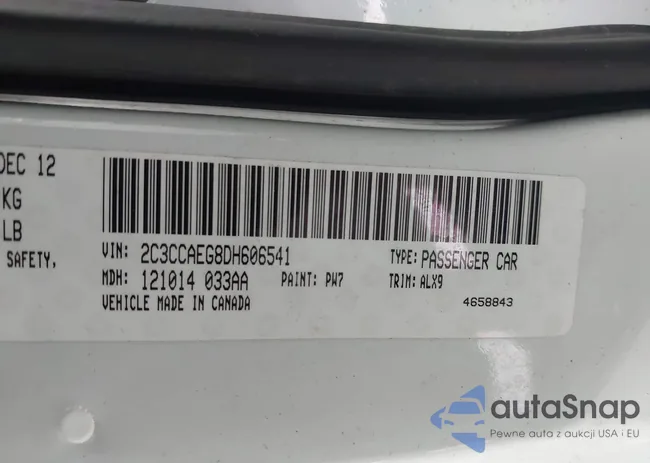 2C3CCAEG8DH606541: 38548154