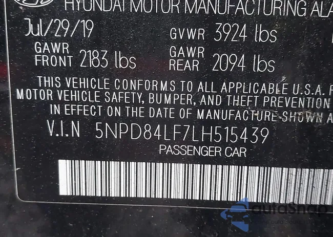 5NPD84LF7LH515439: 38570049