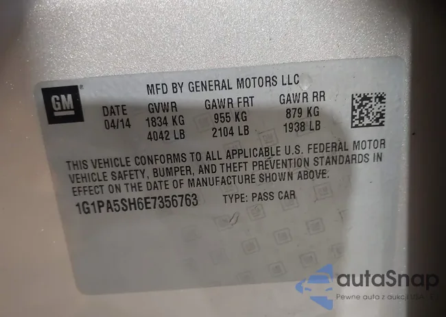 1G1PA5SH6E7356763: 38580328