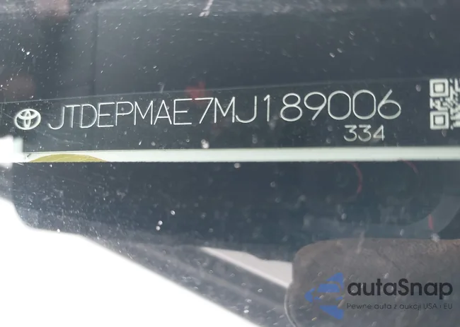 JTDEPMAE7MJ189006: 38590411