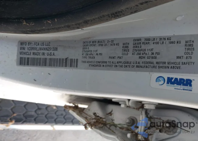 1C6RREJM4NN291308: 38604789