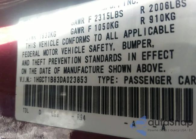 1HGCT1B83DA023853: 38618242