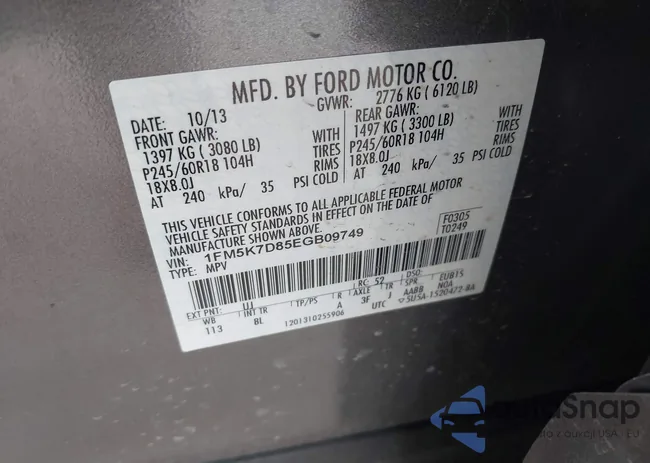 1FM5K7D85EGB09749: 38619860