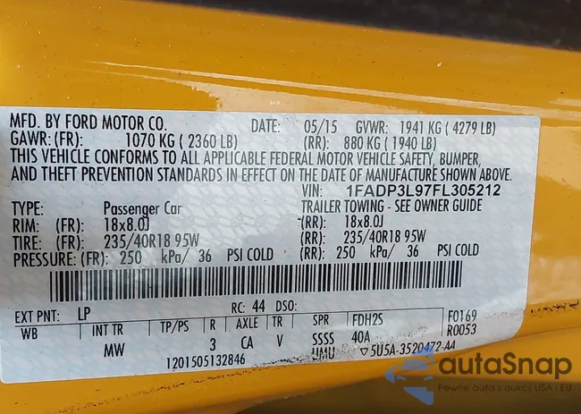 1FADP3L97FL305212: 38643992