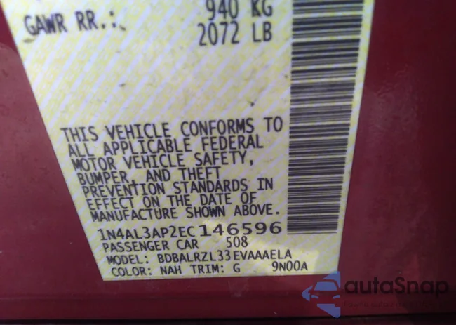 1N4AL3AP2EC146596: 38661476