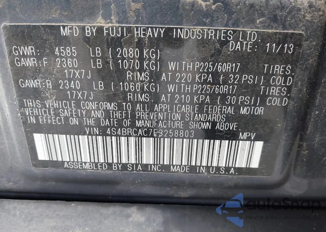 4S4BRCAC7E3258803: 38676174