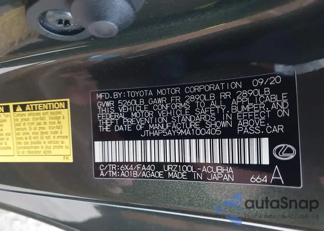 JTHAP5AY9MA100405: 38677068