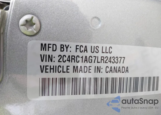 2C4RC1AG7LR243377: 38692011